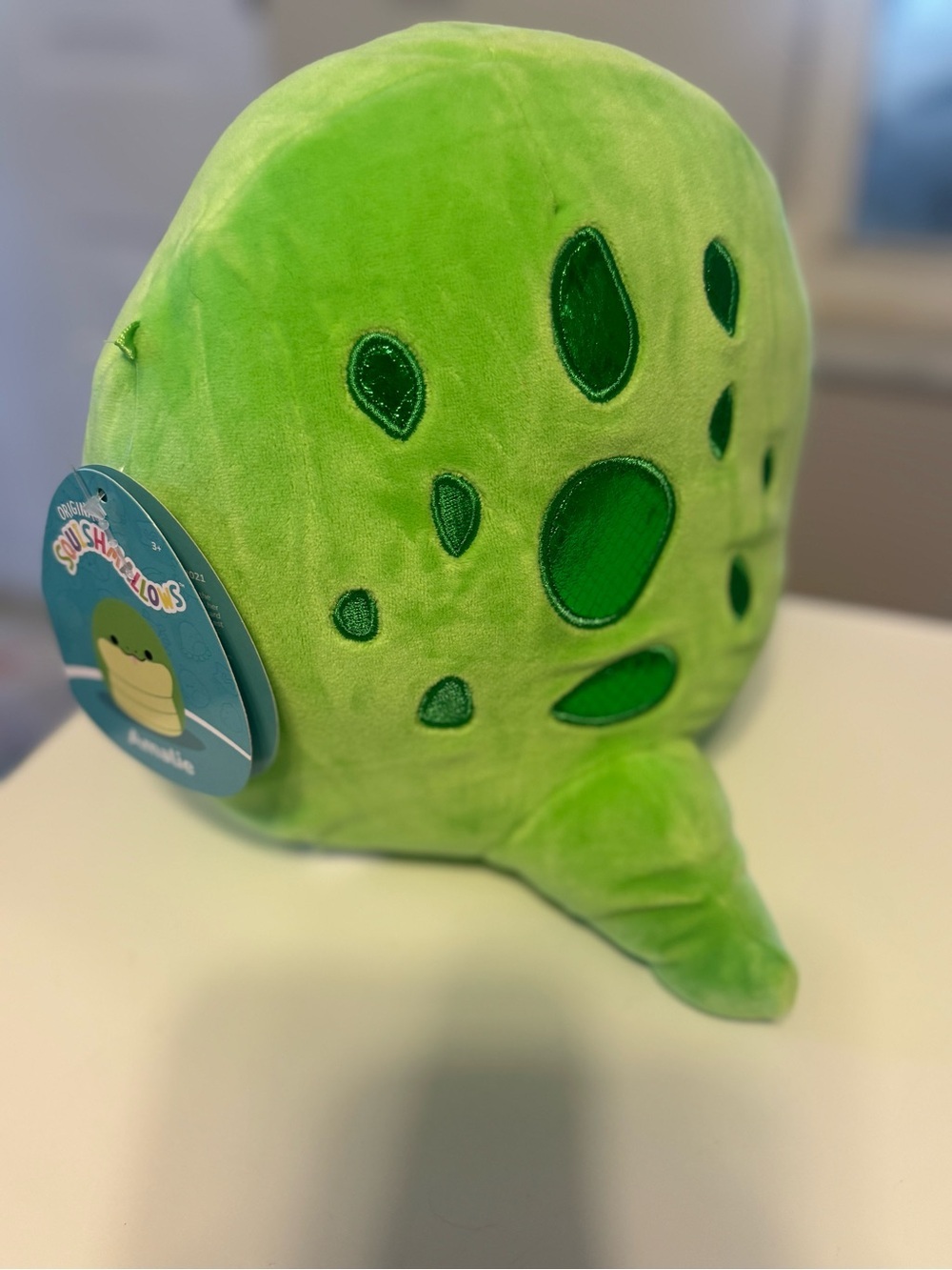 NWT Squishmallows Green & Yellow Plush Snake Pet Toy - Picture 2 of 3